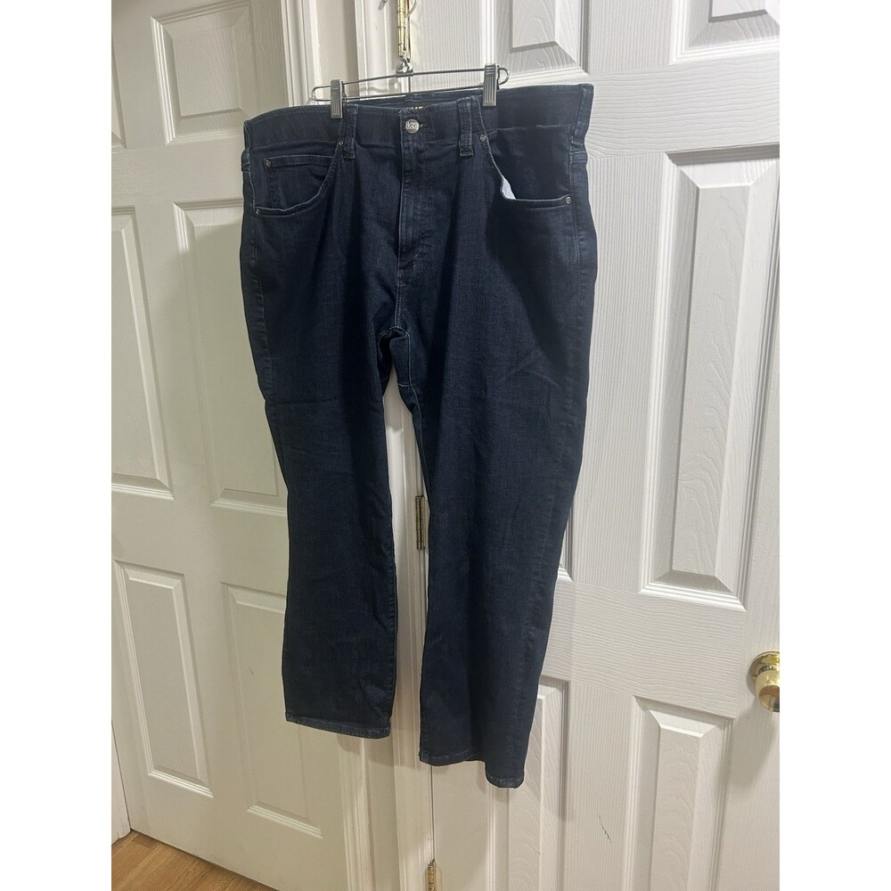 Lee Extreme Motion Athletic Fit Tapered Leg Jeans Men’s 44x30 Dark Wash